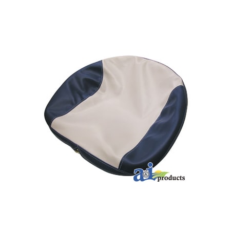 A & I Products Seat Cover Kit w/ Foam, BLU/WHT 19" x21" x2" A-251195DS-K14